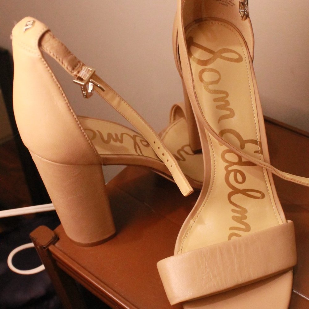 Sam Edelman Yaro Leather Ankle Strap Sandals